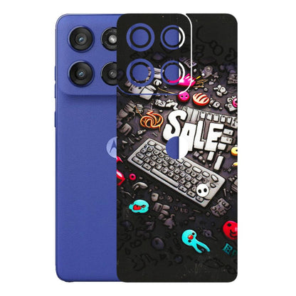 Motorola Phone Skins (All Models) - Gadgets Sale - 3D Embossed Finish (L-50) Motorola Edge 60 Stylus