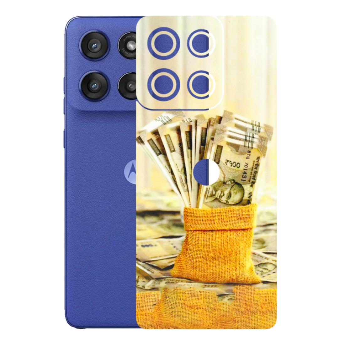 Motorola Phone Skins (All Models) - Show Me The Money - 3D Embossed Finish (L-52) Motorola Edge 60 Stylus