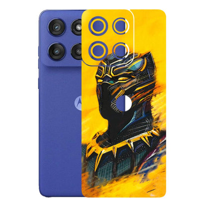 Motorola Phone Skins (All Models) - Yellow Panther - 3D Embossed Finish (L-54) Motorola Edge 60 Stylus