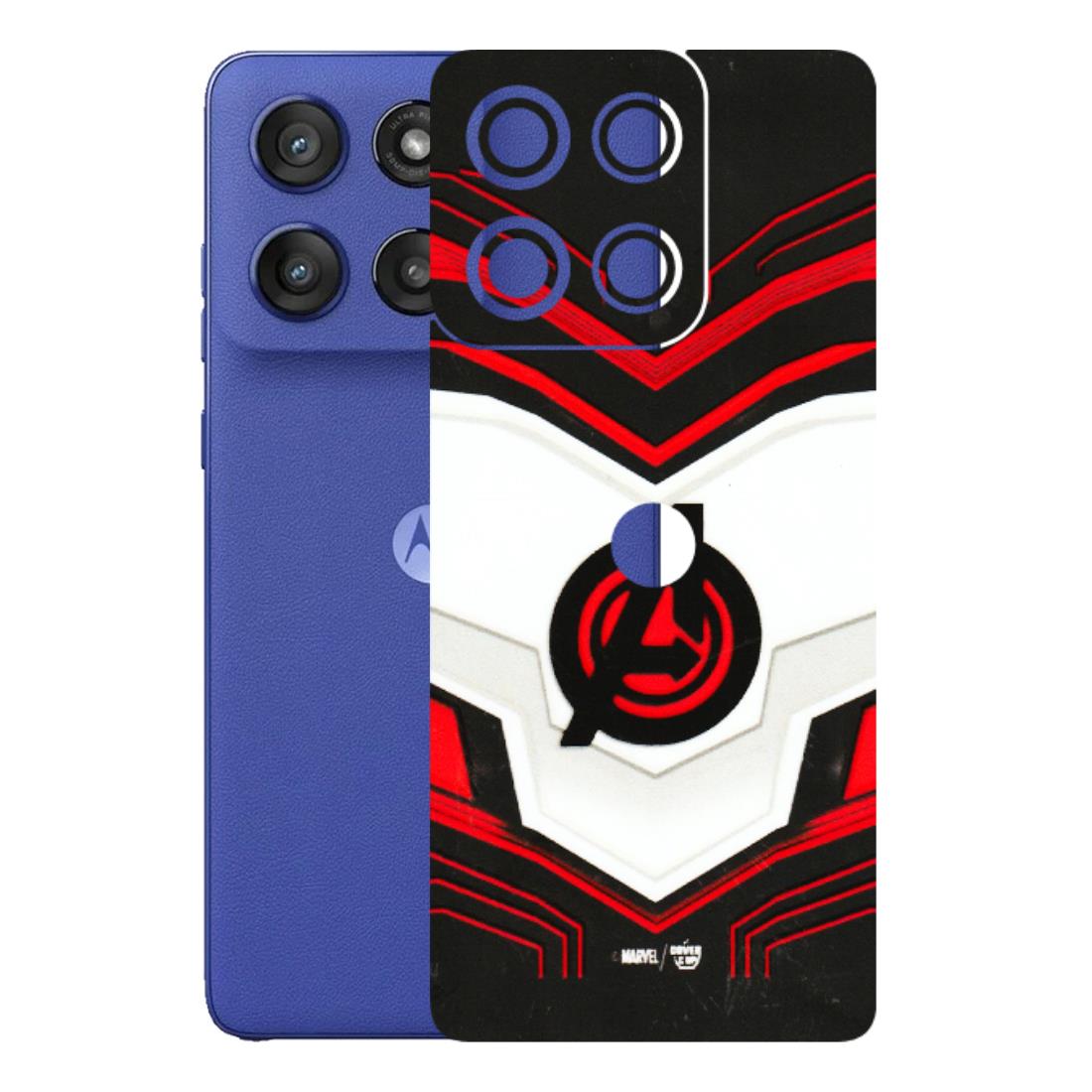 Motorola Phone Skins (All Models) - Avengers Logo - 3D Embossed Finish (L-55) Motorola Edge 60 Stylus