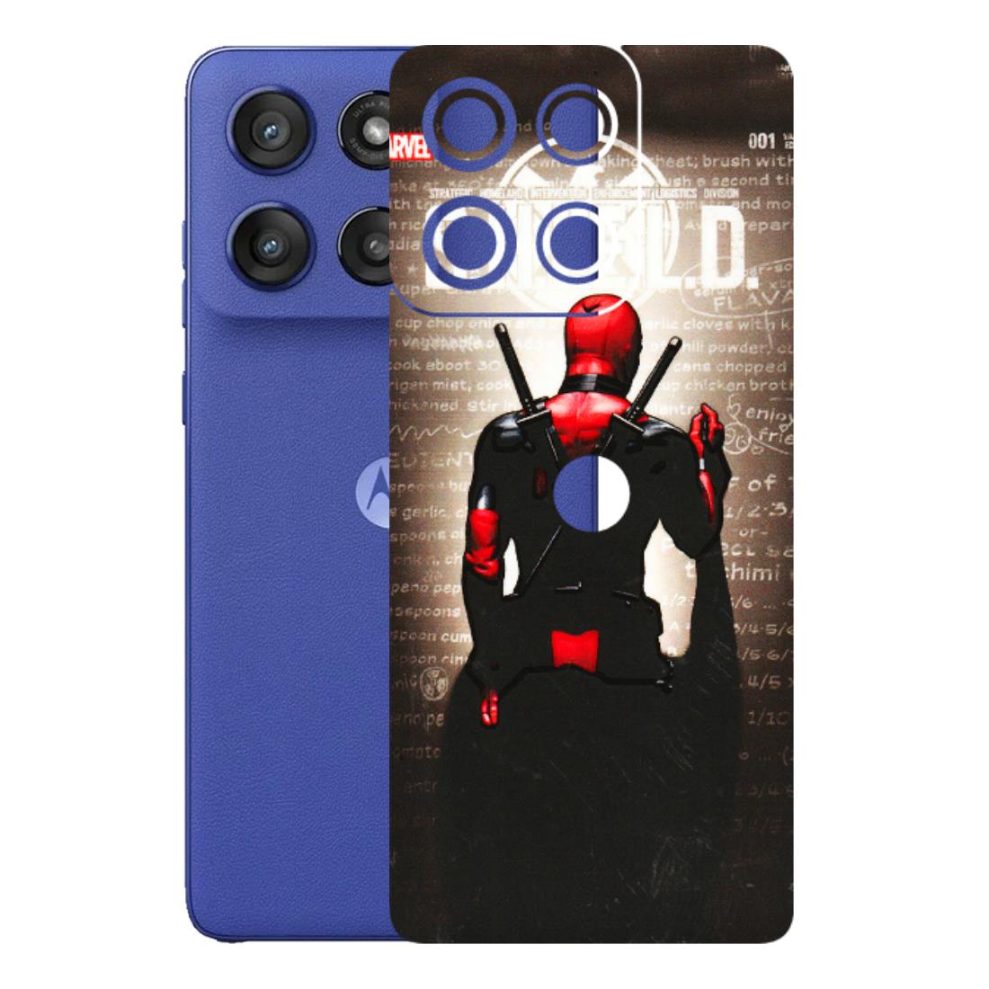 Motorola Phone Skins (All Models) - Deadpool - 3D Embossed Finish (L-56) Motorola Edge 60 Stylus