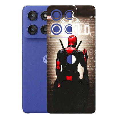 Motorola Phone Skins (All Models) - Deadpool - 3D Embossed Finish (L-56) Motorola Edge 60 Stylus