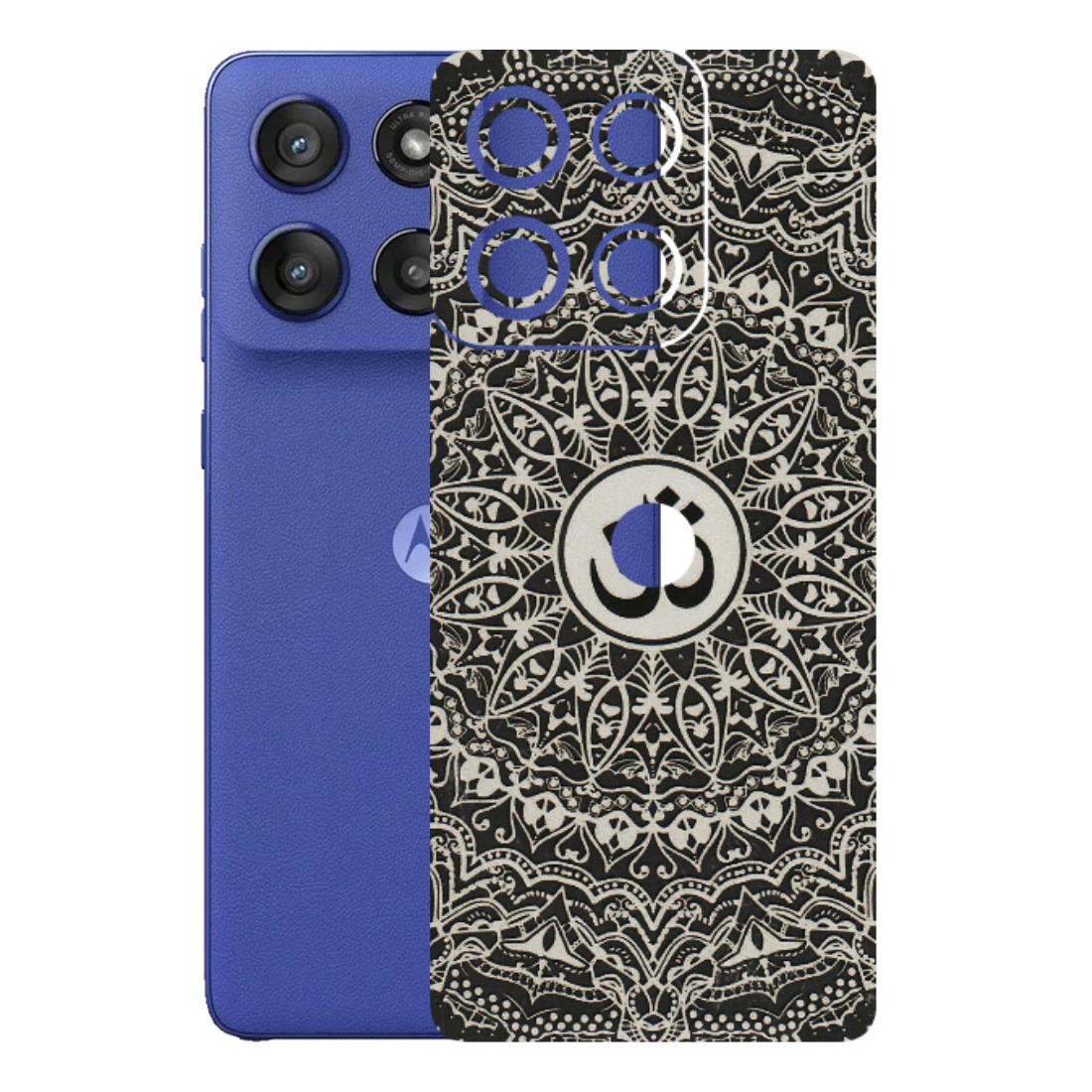 Motorola Phone Skins (All Models) - Aum Elegant Mandala - 3D Embossed Finish (L-62) Motorola Edge 60 Stylus