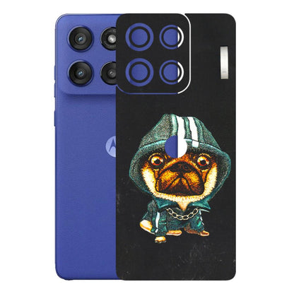 Motorola Phone Skins (All Models) - Puppy N Hoodie - 3D Embossed Finish (L-90) Motorola Edge 60 Stylus