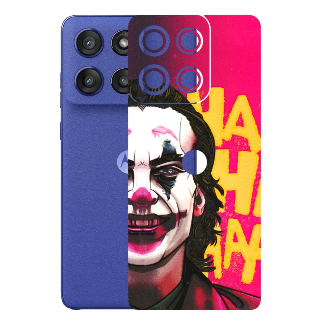 Motorola Phone Skins (All Models) - Joker Evil Laugh - 3D Embossed Finish (L-97) Motorola Edge 60 Stylus