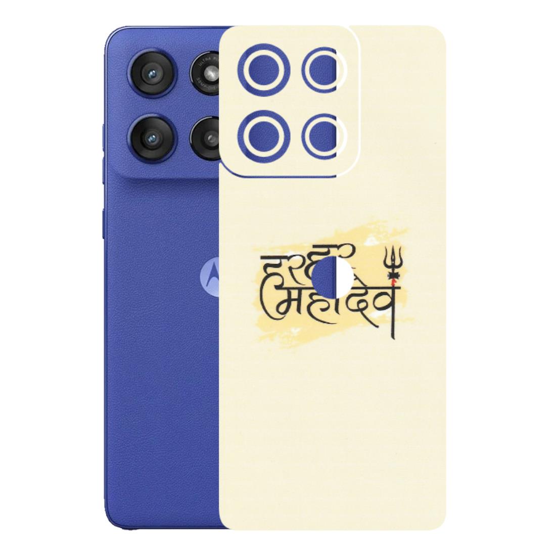Motorola Phone Skins (All Models) - Har Har Mahadev - Matte Finish (M-10) Motorola Edge 60 Stylus