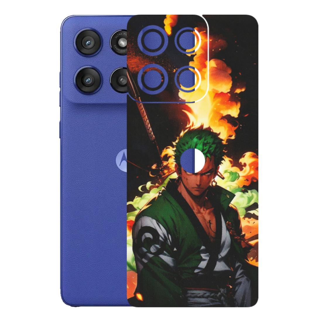 Motorola Phone Skins (All Models) - Roronoa Zoro - Matte Finish (M-102) Motorola Edge 60 Stylus