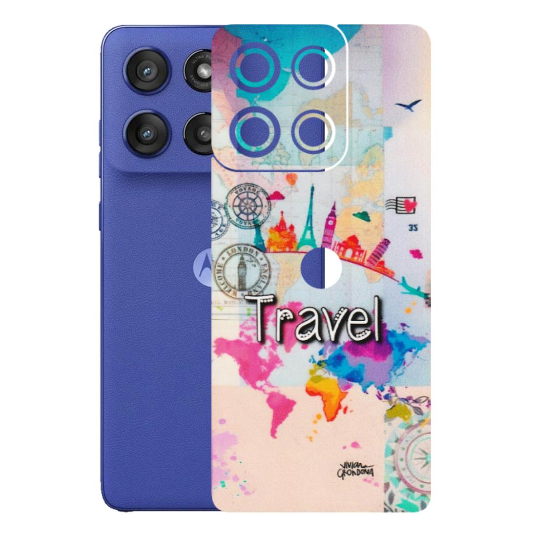 Motorola Phone Skins (All Models) - Travel The Wonders - Matte Finish (M-108) Motorola Edge 60 Stylus