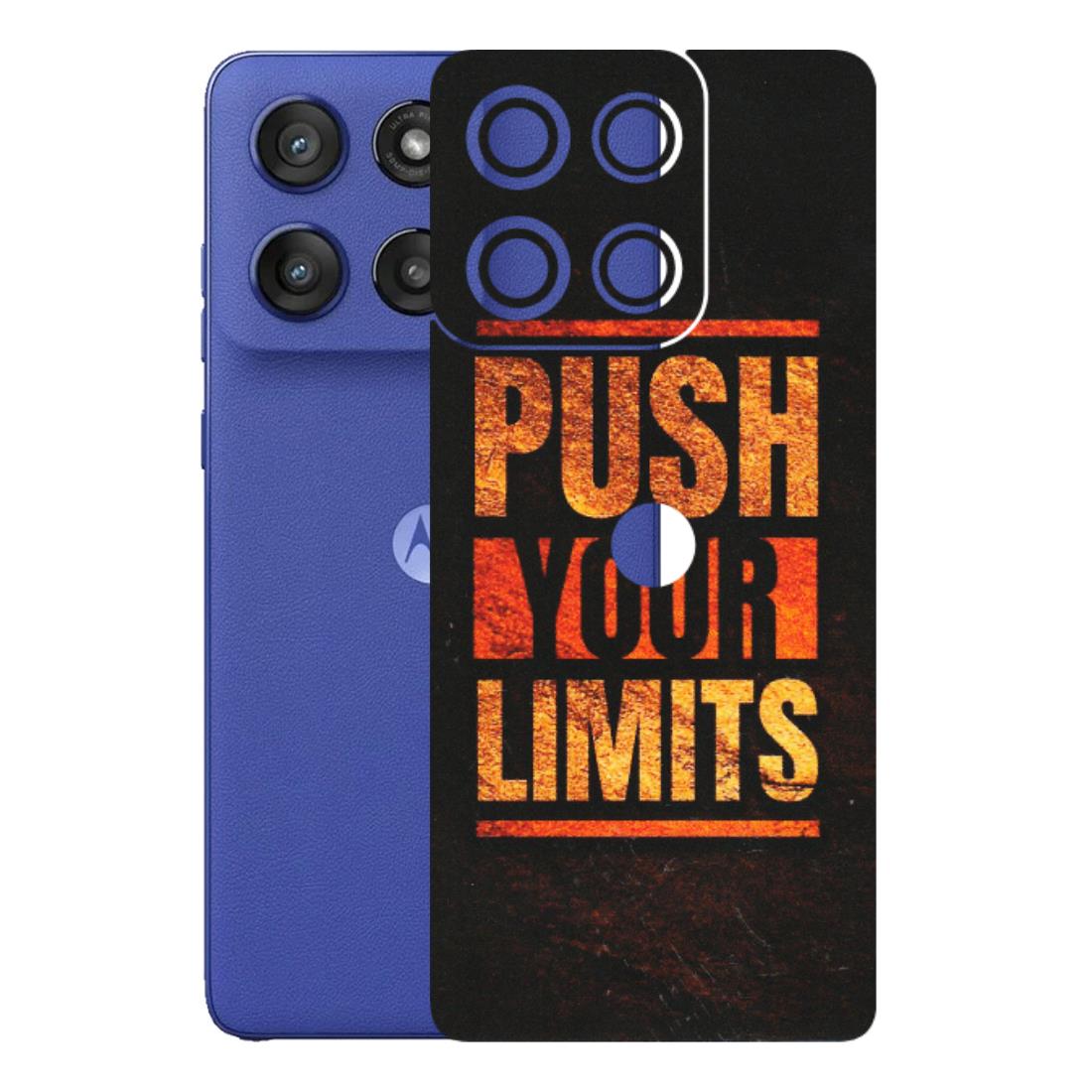Motorola Phone Skins (All Models) - Push Your Limits - Matte Finish (M-118) Motorola Edge 60 Stylus