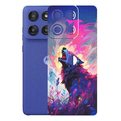 Motorola Phone Skins (All Models) - New Wild Wolf Abstract - Matte Finish (M-125) Motorola Edge 60 Stylus