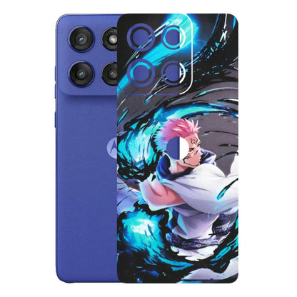 Motorola Phone Skins (All Models) - New Jujutsu Kaisen Grey Blue Anime - Matte Finish (M-127) Motorola Edge 60 Stylus