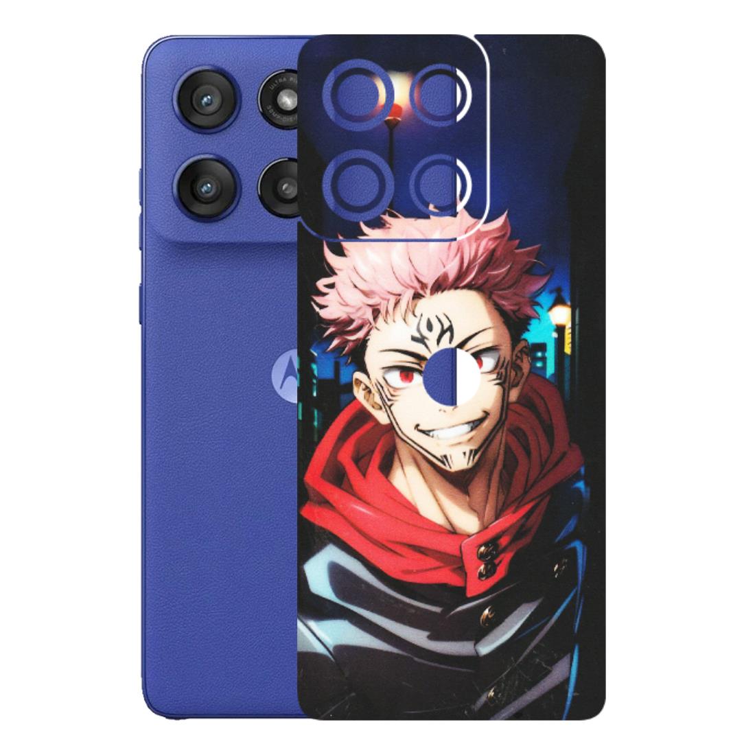 Motorola Phone Skins (All Models) - Yuji Itadori Funny Face Anime - Matte Finish (M-152) Motorola Edge 60 Stylus