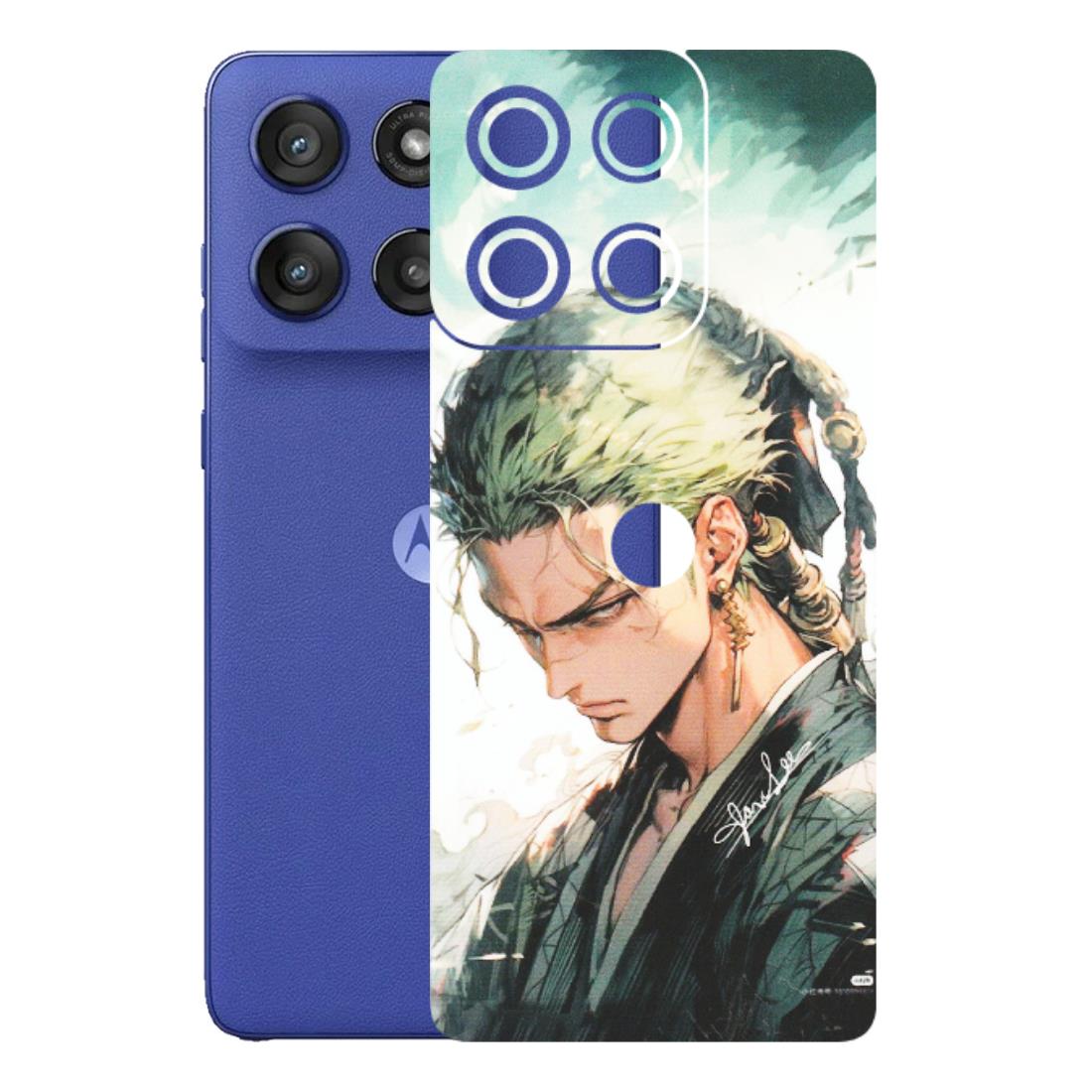 Motorola Phone Skins (All Models) - Pirate Hunter One Piece Anime - Matte Finish (M-157) Motorola Edge 60 Stylus