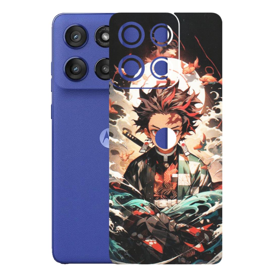 Motorola Phone Skins (All Models) - Tanjiro Demon Slayer Anime - Matte Finish (M-158) Motorola Edge 60 Stylus