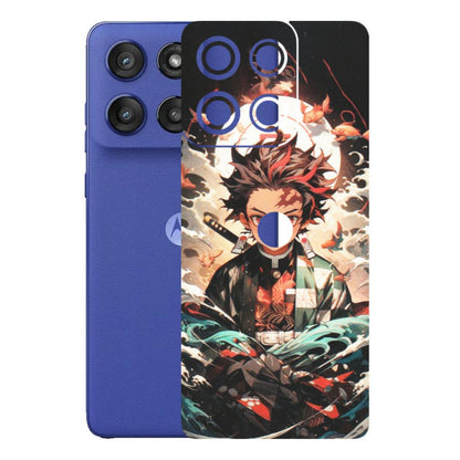 Motorola Phone Skins (All Models) - Tanjiro Demon Slayer Anime - Matte Finish (M-158) Motorola Edge 60 Stylus