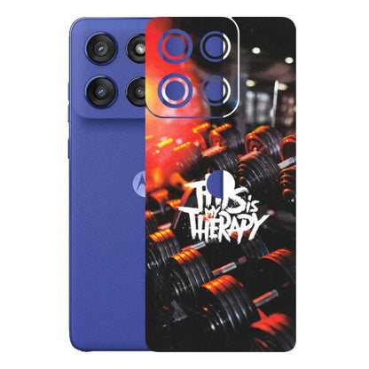 Motorola Phone Skins (All Models) - GYM Lover Therapy - Matte Finish (M-160) Motorola Edge 60 Stylus