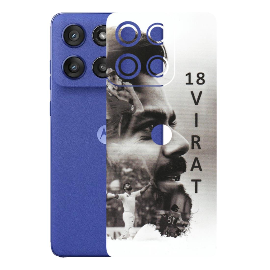 Motorola Phone Skins (All Models) - Virat Kohli Cricketer - Matte Finish (M-163) Motorola Edge 60 Stylus
