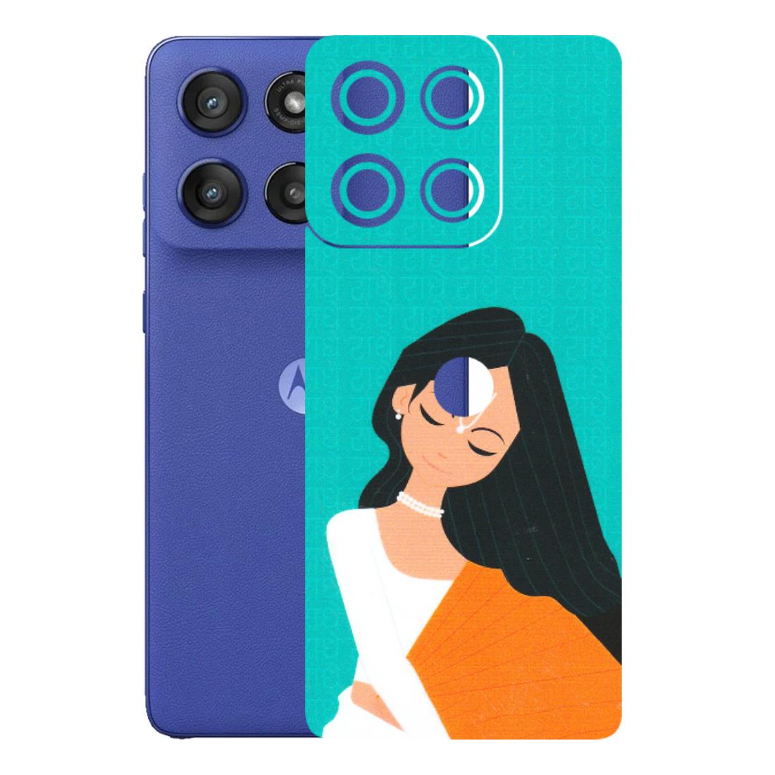 Motorola Phone Skins (All Models) - Radhe Radhe With Hindu Symbol - Matte Finish (M-164) Motorola Edge 60 Stylus