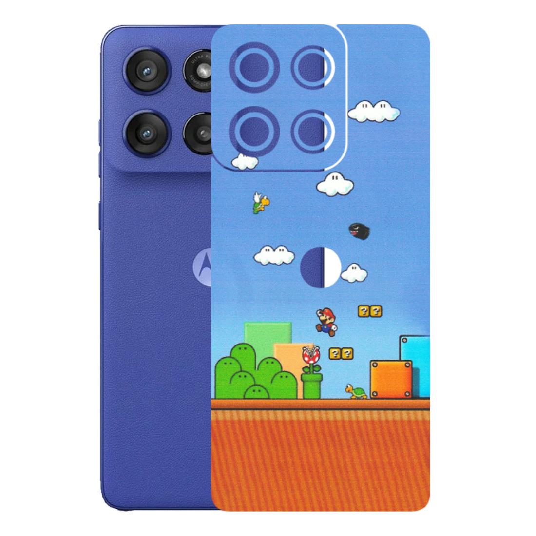 Motorola Phone Skins (All Models) - Mario Game Scene - Matte Finish (M-24) Motorola Edge 60 Stylus