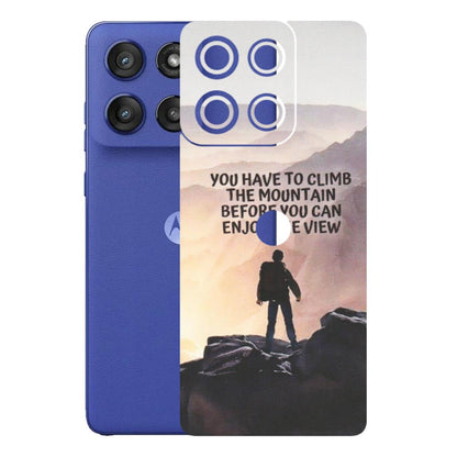 Motorola Phone Skins (All Models) - Motivational Hiking Mountain - Matte Finish (M-28) Motorola Edge 60 Stylus