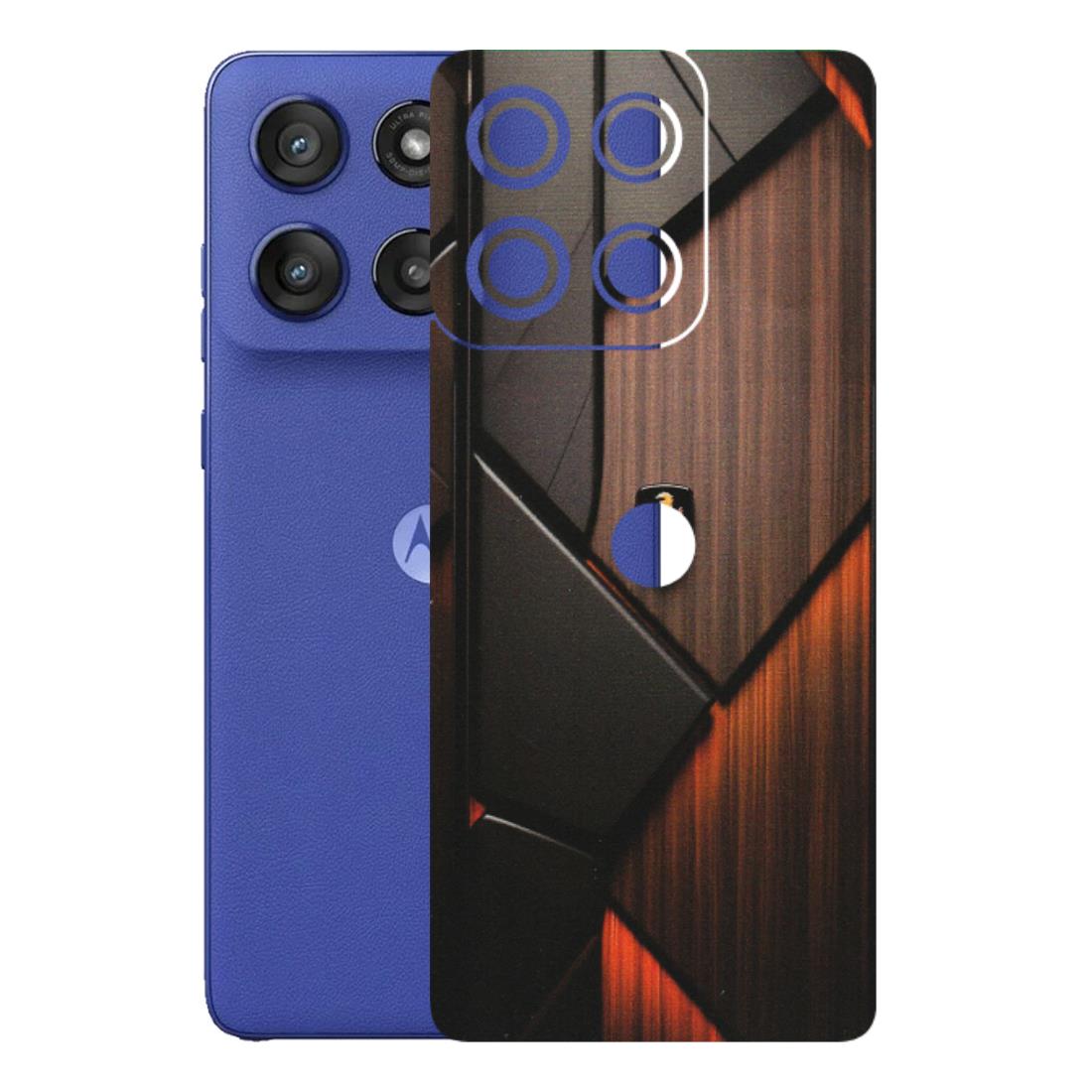 Motorola Phone Skins (All Models) - Lambo Beauty Wood Pattern Sober - Matte Finish (M-51) Motorola Edge 60 Stylus