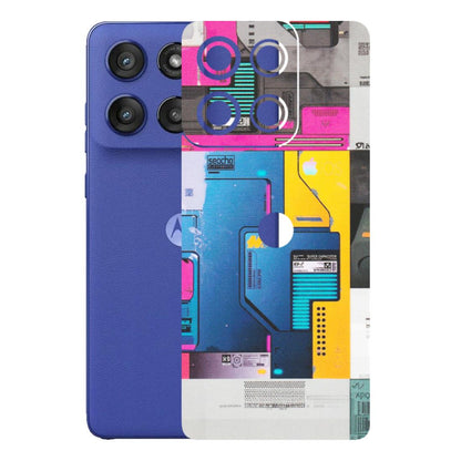 Motorola Phone Skins (All Models) - Colourfull Motherboard Internals - Matte Finish (M-55) Motorola Edge 60 Stylus