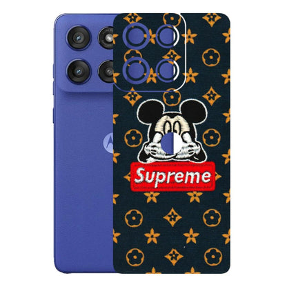 Motorola Phone Skins (All Models) - Mickey Supreme - Matte Finish (M-83) Motorola Edge 60 Stylus