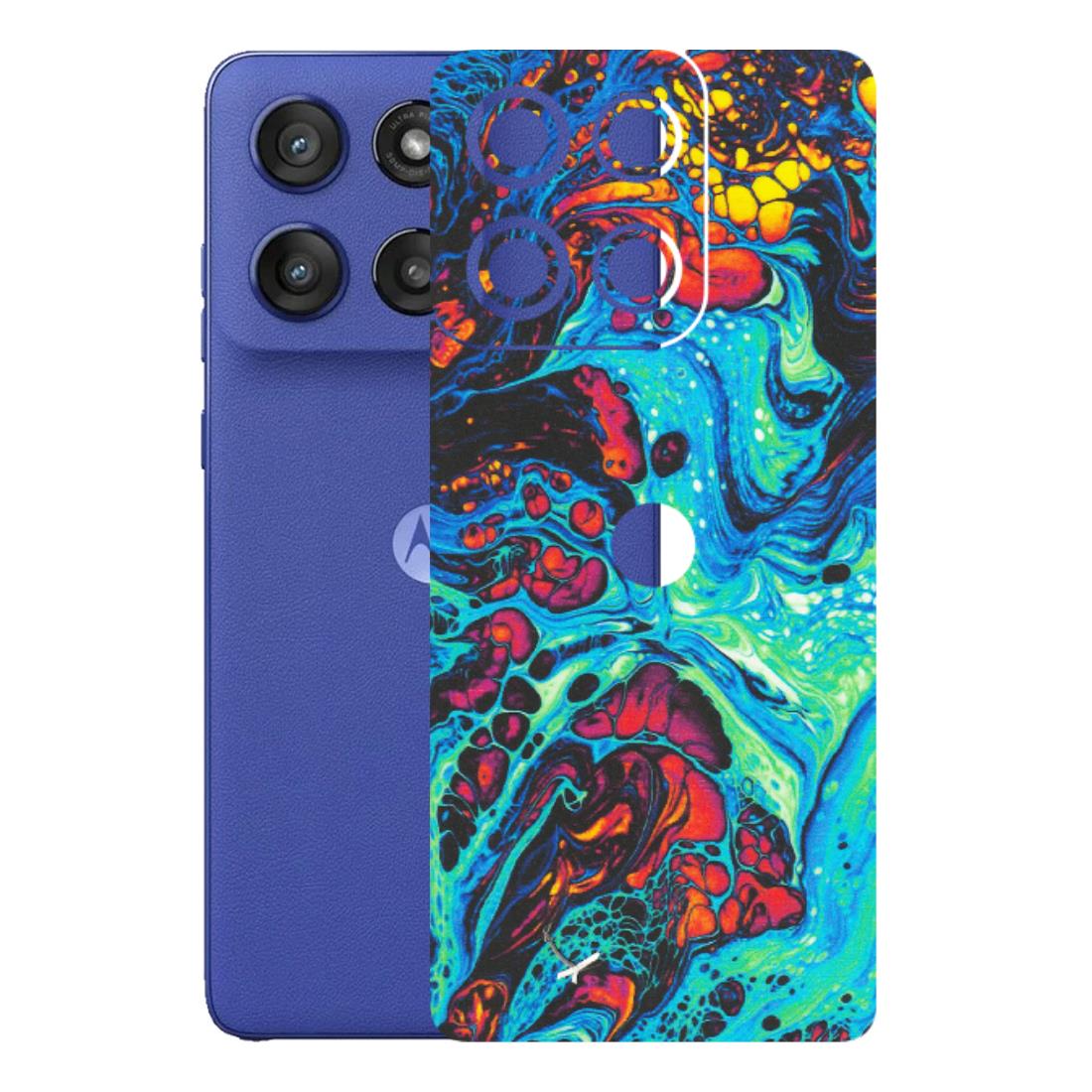 Motorola Phone Skins (All Models) - Majestic Galactic Marbel - Matte Finish (M-85) Motorola Edge 60 Stylus