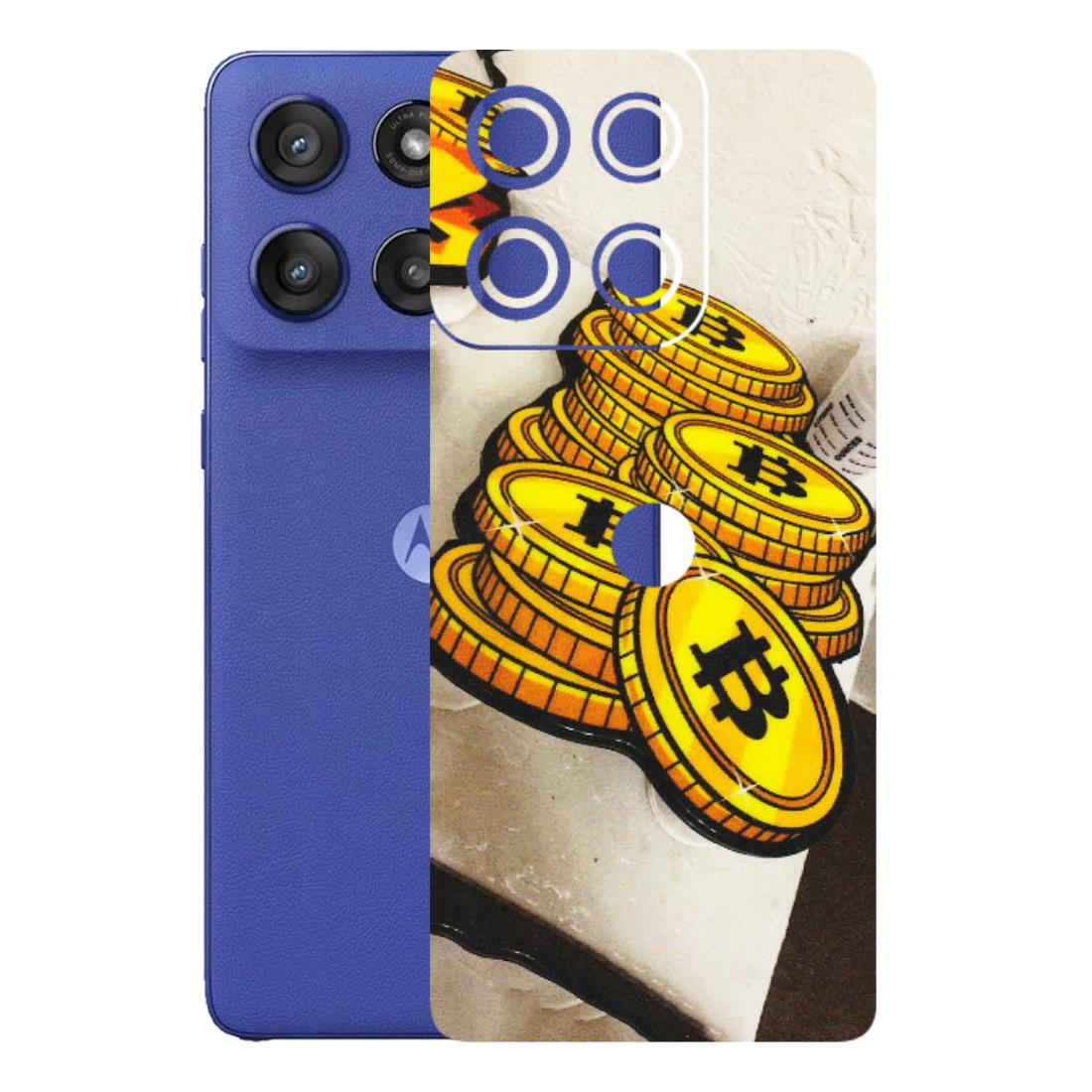 Motorola Phone Skins (All Models) - Billionaire Bitcoin Collection - Matte Finish (M-92) Motorola Edge 60 Stylus