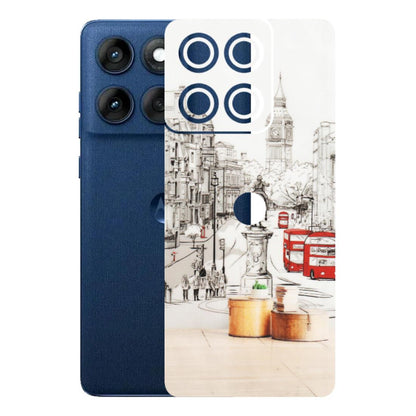 Motorola Phone Skins (All Models) - London Street - Transparent Finish (T-02) Motorola Edge 60
