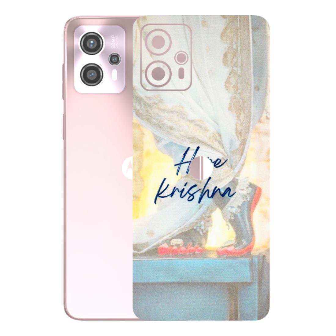 Motorola Phone Skins (All Models) - Hare Krishna - 3D Embossed Finish (L-03) Motorola G13