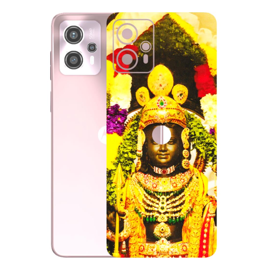Motorola Phone Skins (All Models) - Ram Lalla Ayodhya - 3D Embossed Finish (L-103) Motorola G13