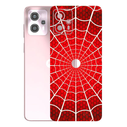 Motorola Phone Skins (All Models) - Classic Spidey Web - 3D Embossed Finish (L-115) Motorola G13