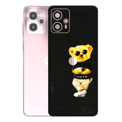 Motorola Phone Skins (All Models) - Classy Teddy Bear - 3D Embossed Finish (L-116) Motorola G13