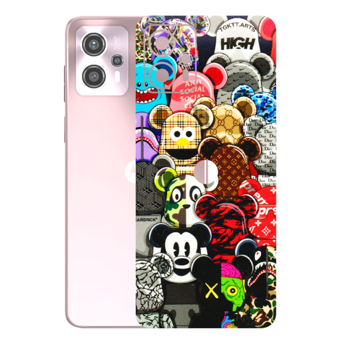 Motorola Phone Skins (All Models) - More Mickey Mouses - 3D Embossed Finish (L-118) Motorola G13