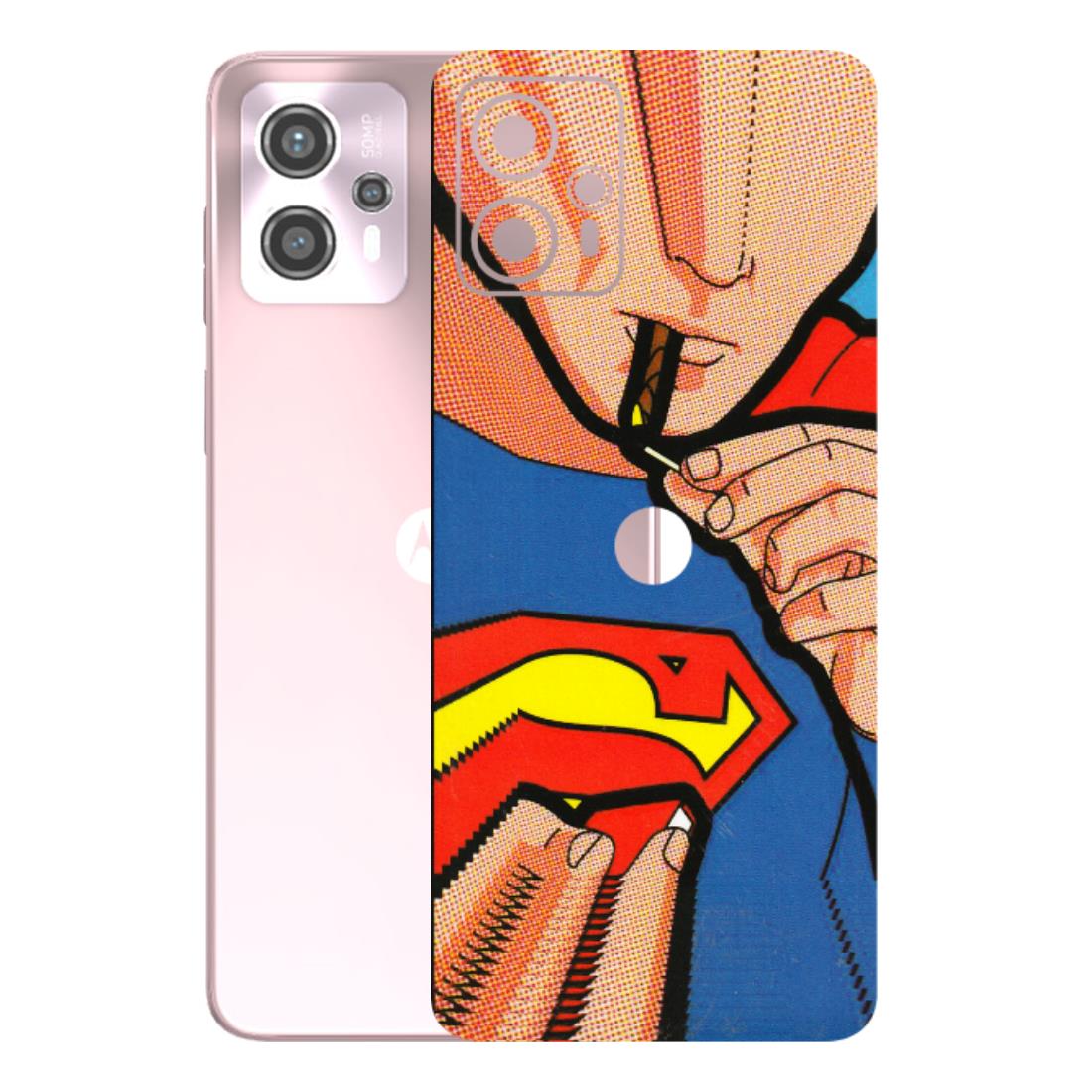 Motorola Phone Skins (All Models) - Superman Sutta - 3D Embossed Finish (L-130) Motorola G13