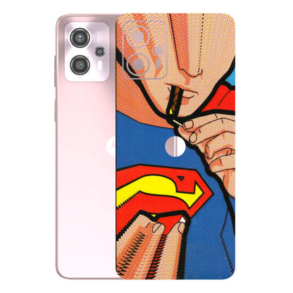 Motorola Phone Skins (All Models) - Superman Sutta - 3D Embossed Finish (L-130) Motorola G13