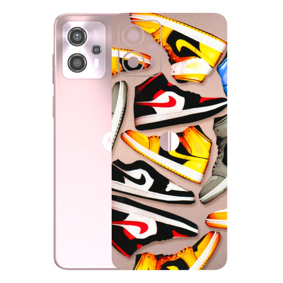 Motorola Phone Skins (All Models) - Sneaker Lover - 3D Embossed Finish (L-135) Motorola G13