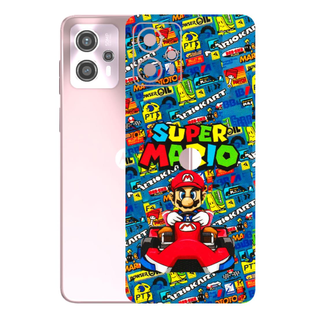 Motorola Phone Skins (All Models) - Super Mario Kart - 3D Embossed Finish (L-140) Motorola G13