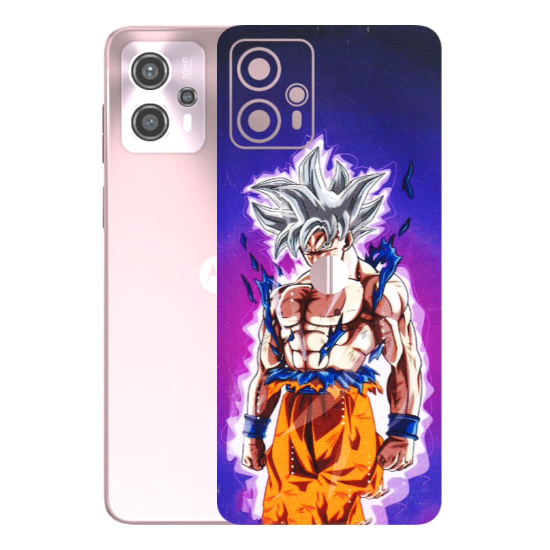 Motorola Phone Skins (All Models) - Goku Purple Anime - 3D Embossed Finish (L-147) Motorola G13