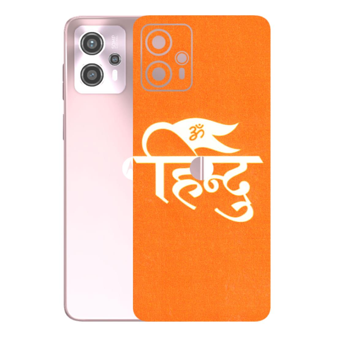 Motorola Phone Skins (All Models) - Hindu Kesari - 3D Embossed Finish (L-154) Motorola G13