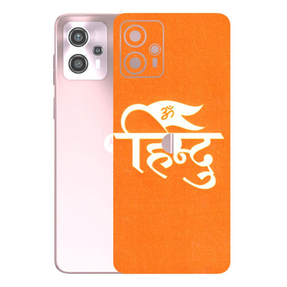 Motorola Phone Skins (All Models) - Hindu Kesari - 3D Embossed Finish (L-154) Motorola G13