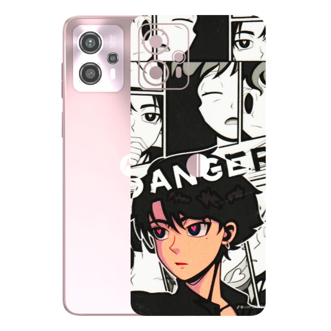 Motorola Phone Skins (All Models) - Danger Anime - 3D Embossed Finish (L-155) Motorola G13