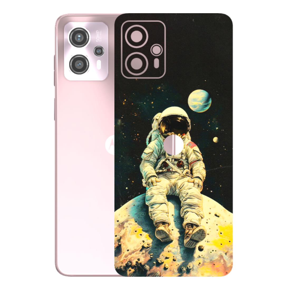 Motorola Phone Skins (All Models) - Astronaut in Space - 3D Embossed Finish (L-16) Motorola G13
