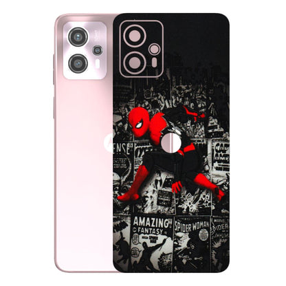 Motorola Phone Skins (All Models) - SpiderMan New - 3D Embossed Finish (L-162) Motorola G13