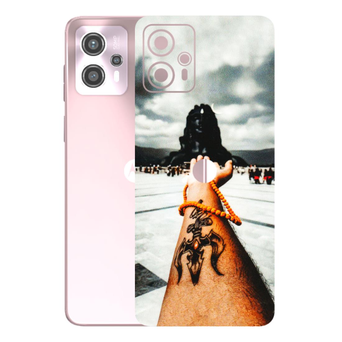 Motorola Phone Skins (All Models) - Jai Adiyogi Mahakaal - 3D Embossed Finish (L-164) Motorola G13