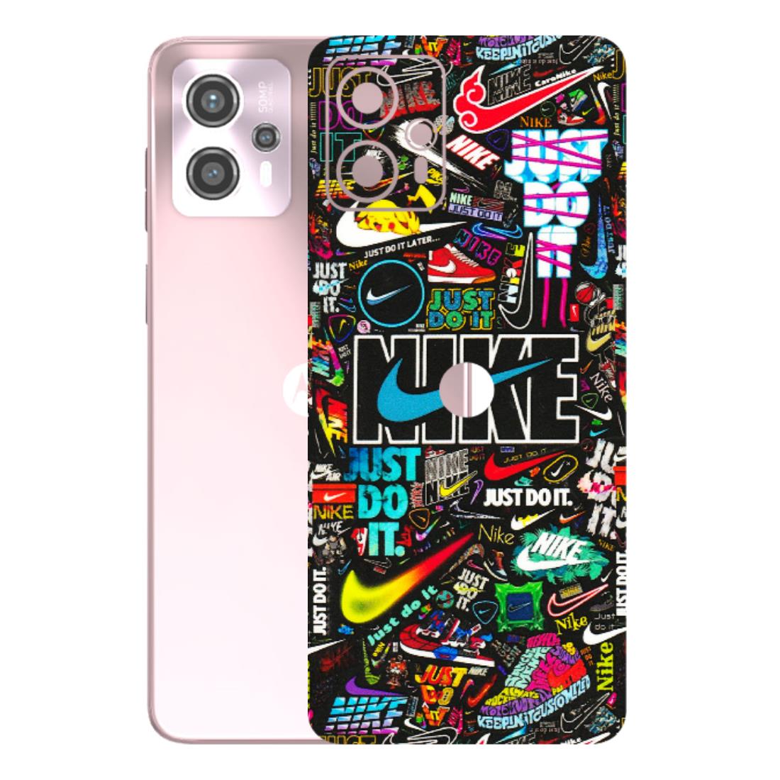 Motorola Phone Skins (All Models) - Just Do It Doodles - 3D Embossed Finish (L-166) Motorola G13