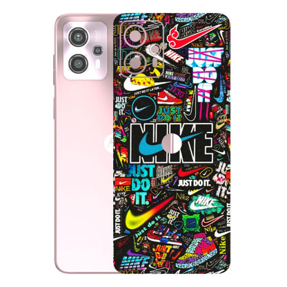 Motorola Phone Skins (All Models) - Just Do It Doodles - 3D Embossed Finish (L-166) Motorola G13