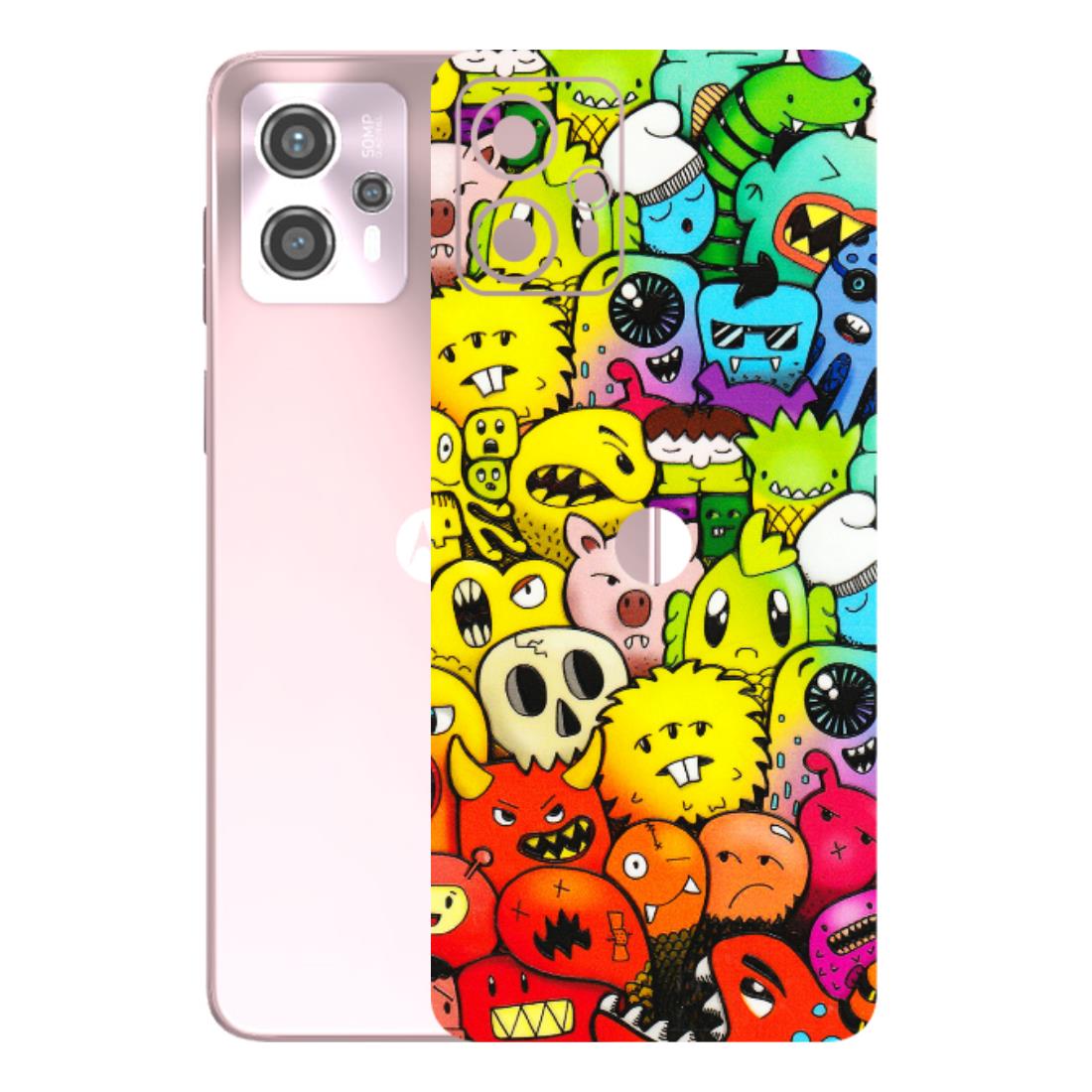 Motorola Phone Skins (All Models) - Angry Funkies - 3D Embossed Finish (L-169) Motorola G13
