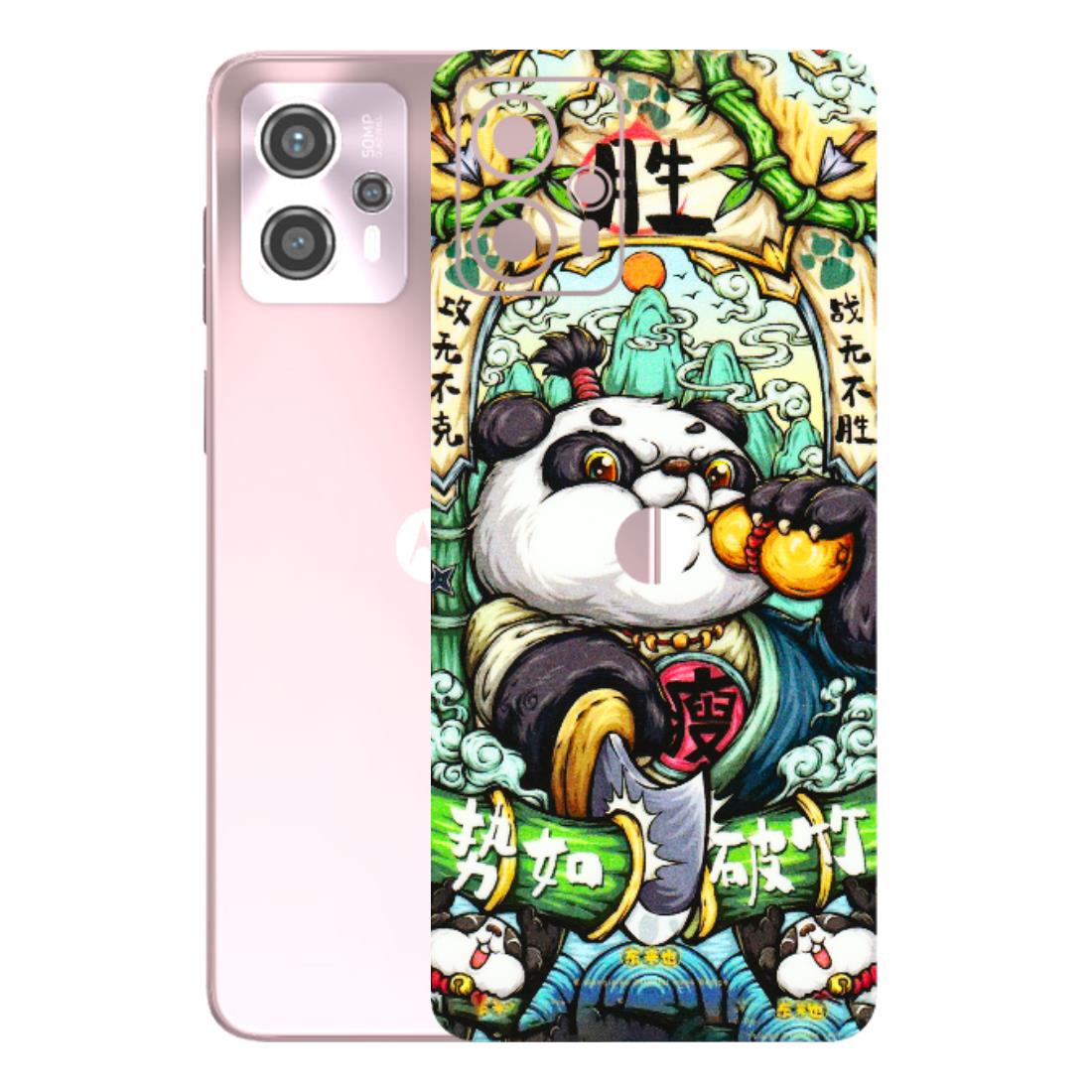 Motorola Phone Skins (All Models) - Royal Rich Panda - 3D Embossed Finish (L-170) Motorola G13